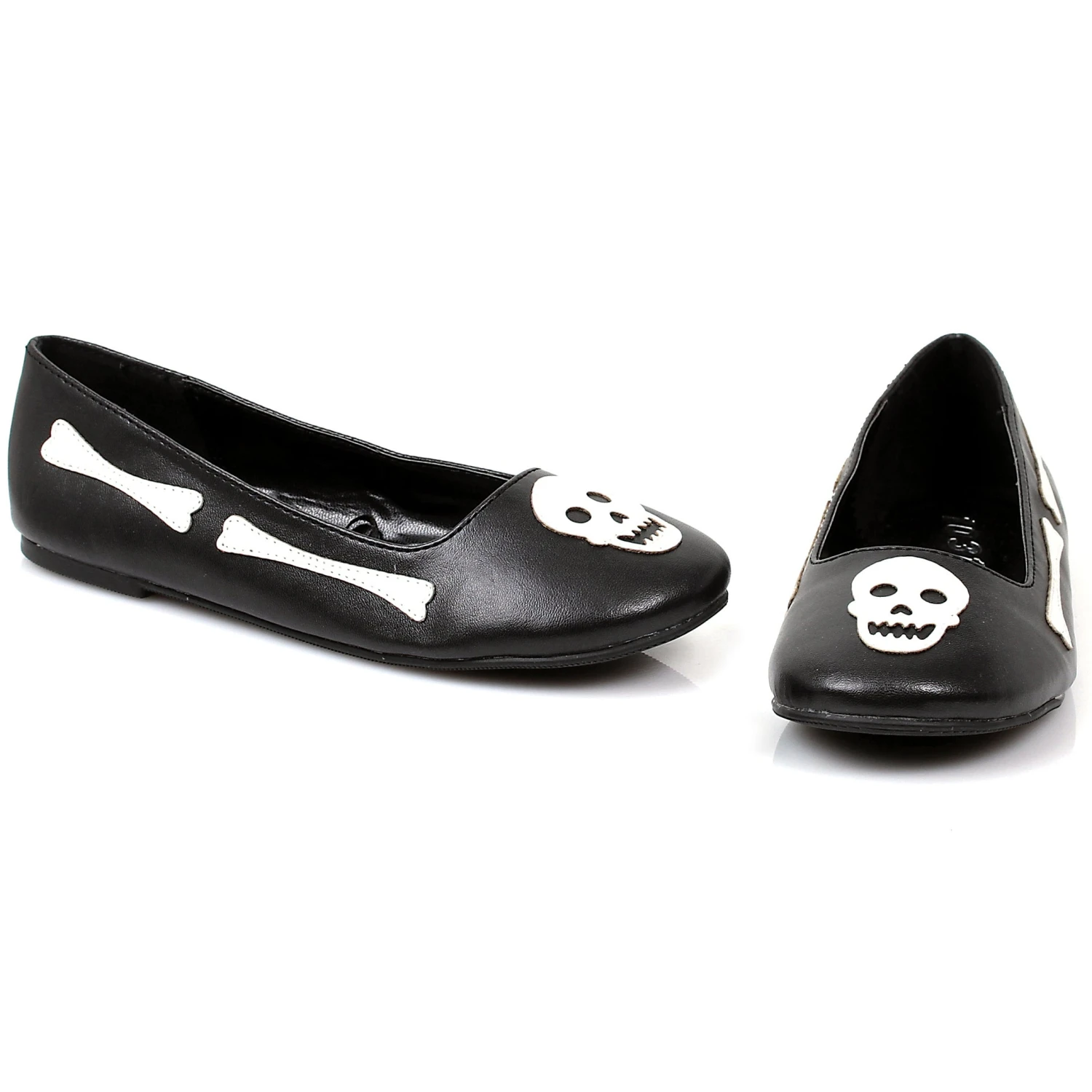Bones And Skull Ballet Flats 3 Bones And Skull Ballet Flats