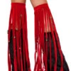 Jingle Bell Red Fringe Leggings -Be Wicked 1038 red 2