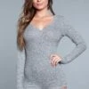 Be Wicked Nala Romper Grey -Be Wicked 1882 GY front web 428044