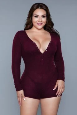Be Wicked Nala Romper Burgundy 10 Be Wicked Nala Romper Burgundy -Be Wicked 1882 plus burg front web 209958