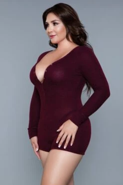 Be Wicked Nala Romper Burgundy 11 Be Wicked Nala Romper Burgundy -Be Wicked 1882 plus burg side web 461753