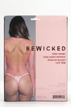 Be Wicked Dancing All Night Bodystocking Hot Pink 11 Be Wicked Dancing All Night Bodystocking Hot Pink -Be Wicked 1909 Hot Pink back 688482