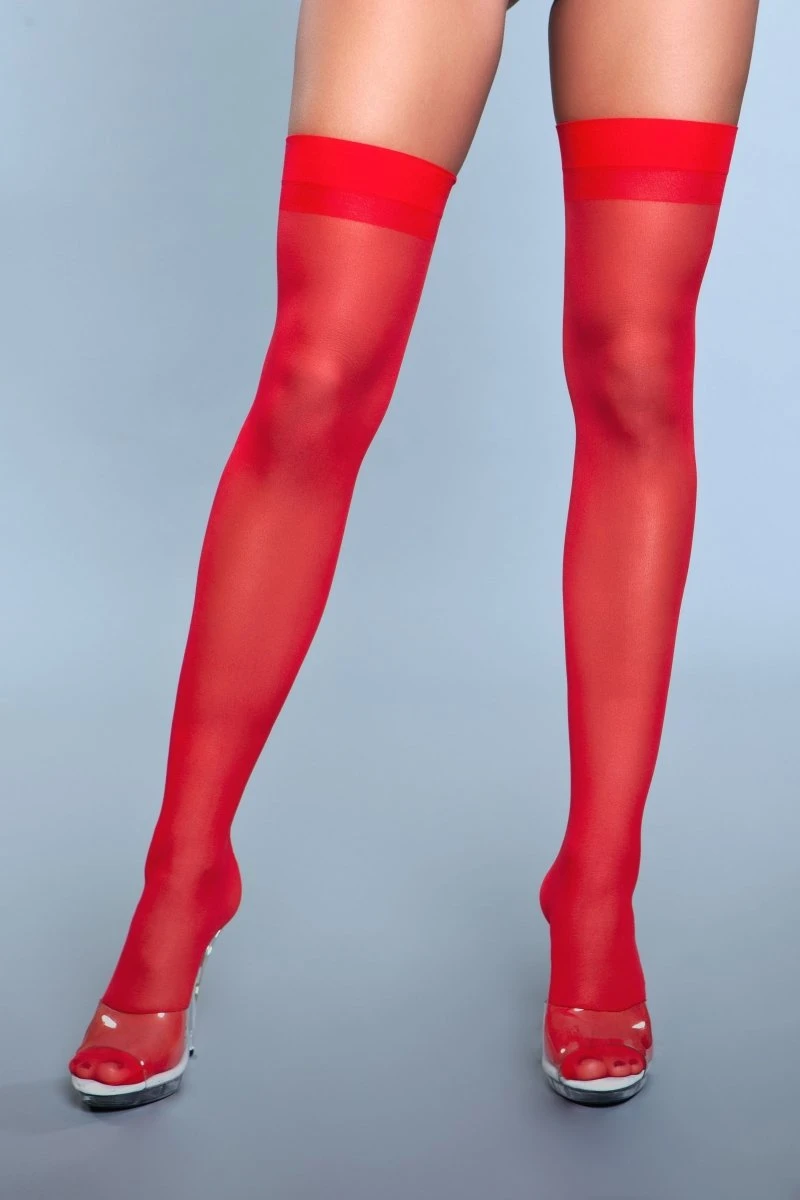 Be Wicked Favorite Day Thigh Highs Red 5 Be Wicked Favorite Day Thigh Highs Red - Image 3