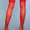Be Wicked Keep A Secret Thigh Highs Red -Be Wicked 1912 RD back web 660974