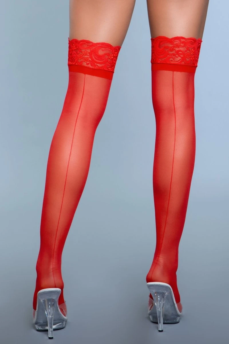 Be Wicked Keep A Secret Thigh Highs Red 3 Be Wicked Keep A Secret Thigh Highs Red