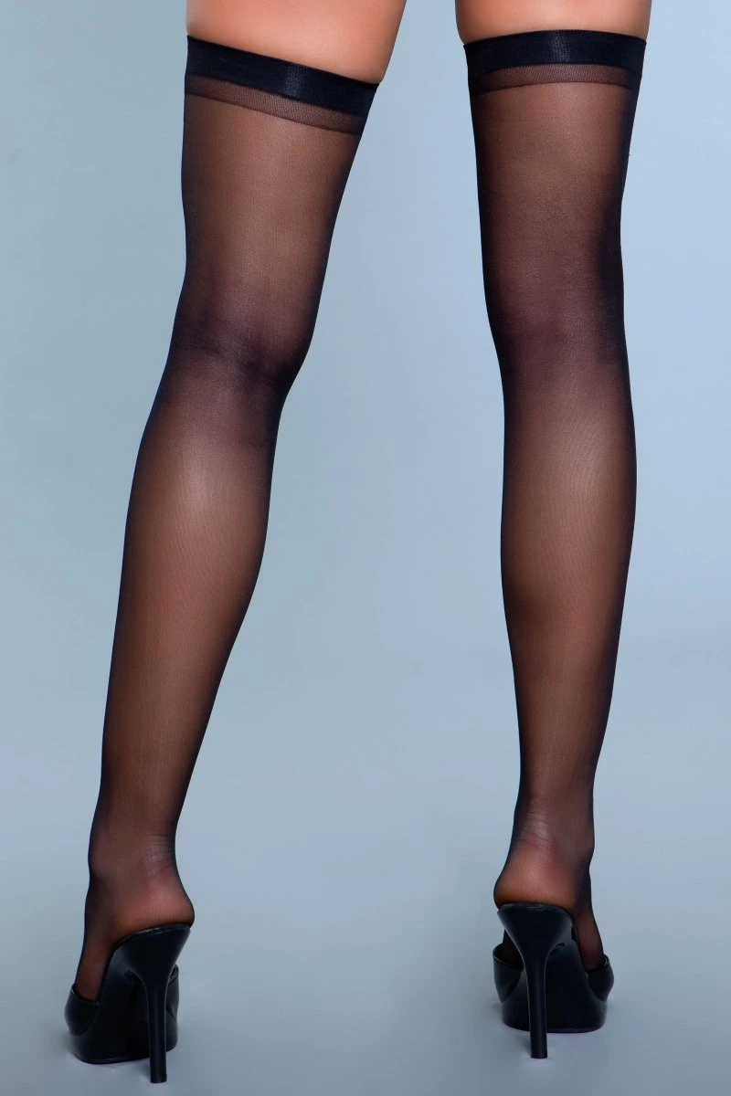 Be Wicked Best Behavior Thigh Highs Black 5 Be Wicked Best Behavior Thigh Highs Black - Image 3