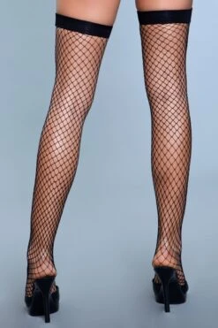 Be Wicked Catch Me If You Can Thigh Highs Black -Be Wicked 1921 BLK back web 555994