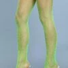 Be Wicked Nylon Fishnet Thigh Highs Neon Green 2 Be Wicked Nylon Fishnet Thigh Highs Neon Green -Be Wicked 1931 NEONG side web 956670
