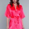 Be Wicked Home Alone Robe Hot Pink