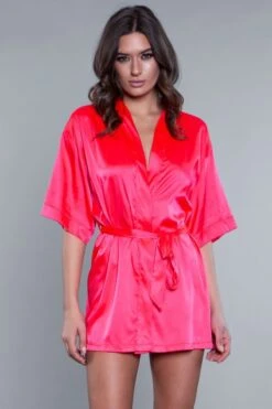 Be Wicked Home Alone Robe Hot Pink