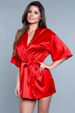 Be Wicked Home Alone Robe Red
