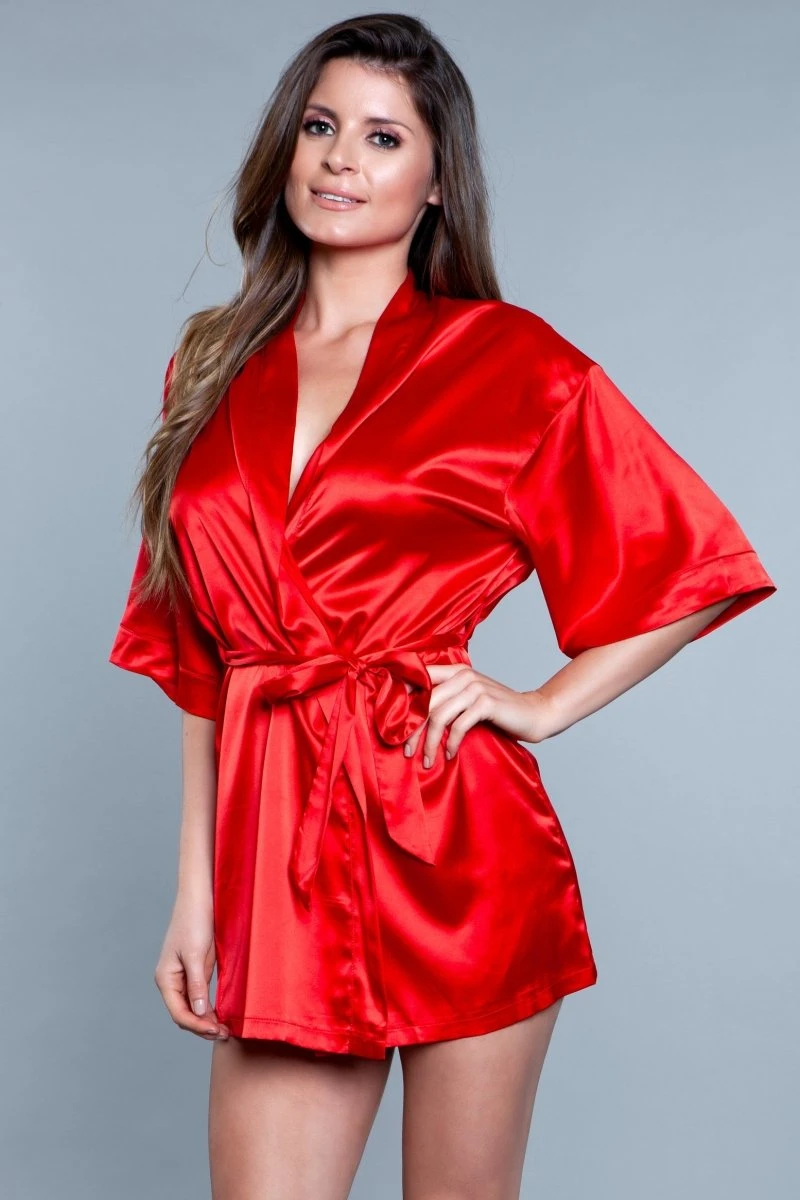Be Wicked Home Alone Robe Red 3 Be Wicked Home Alone Robe Red