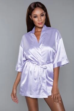 Be Wicked Getting Ready Robe Lavender