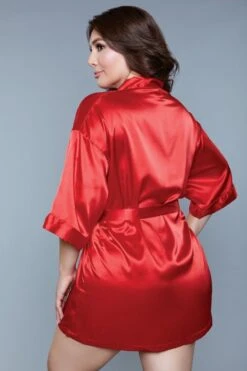 Be Wicked Home Alone Robe Red 11 Be Wicked Home Alone Robe Red -Be Wicked 1947 red plus back web 703976