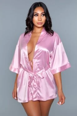 Be Wicked Getting Ready Robe Rose