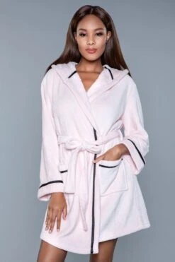 Be Wicked Alyssa Robe Blush Pink -Be Wicked 1966 blushp front web 211645