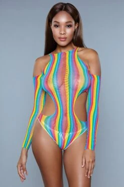 Be Wicked Multicolor Strange Love Bodysuit
