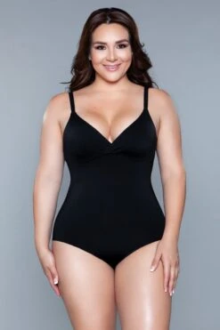 Be Wicked What Waist Shapewear Bodysuit Black -Be Wicked 2003 plus black front web 719192