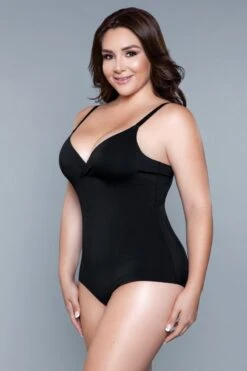 Be Wicked What Waist Shapewear Bodysuit Black -Be Wicked 2003 plus black side web 876635