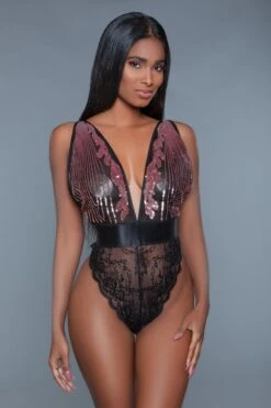 Be Wicked Estella Black Bodysuit