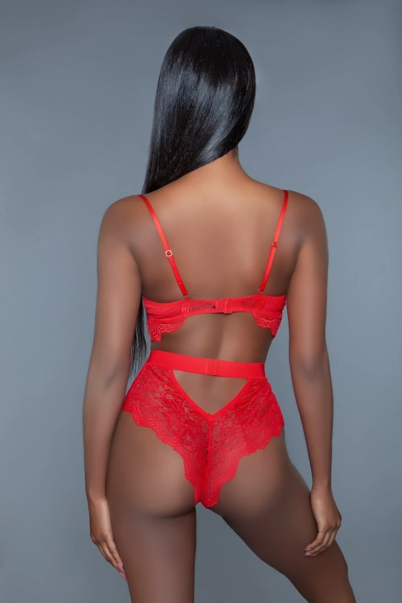Be Wicked Bettany Red Bodysuit 4 Be Wicked Bettany Red Bodysuit - Image 2