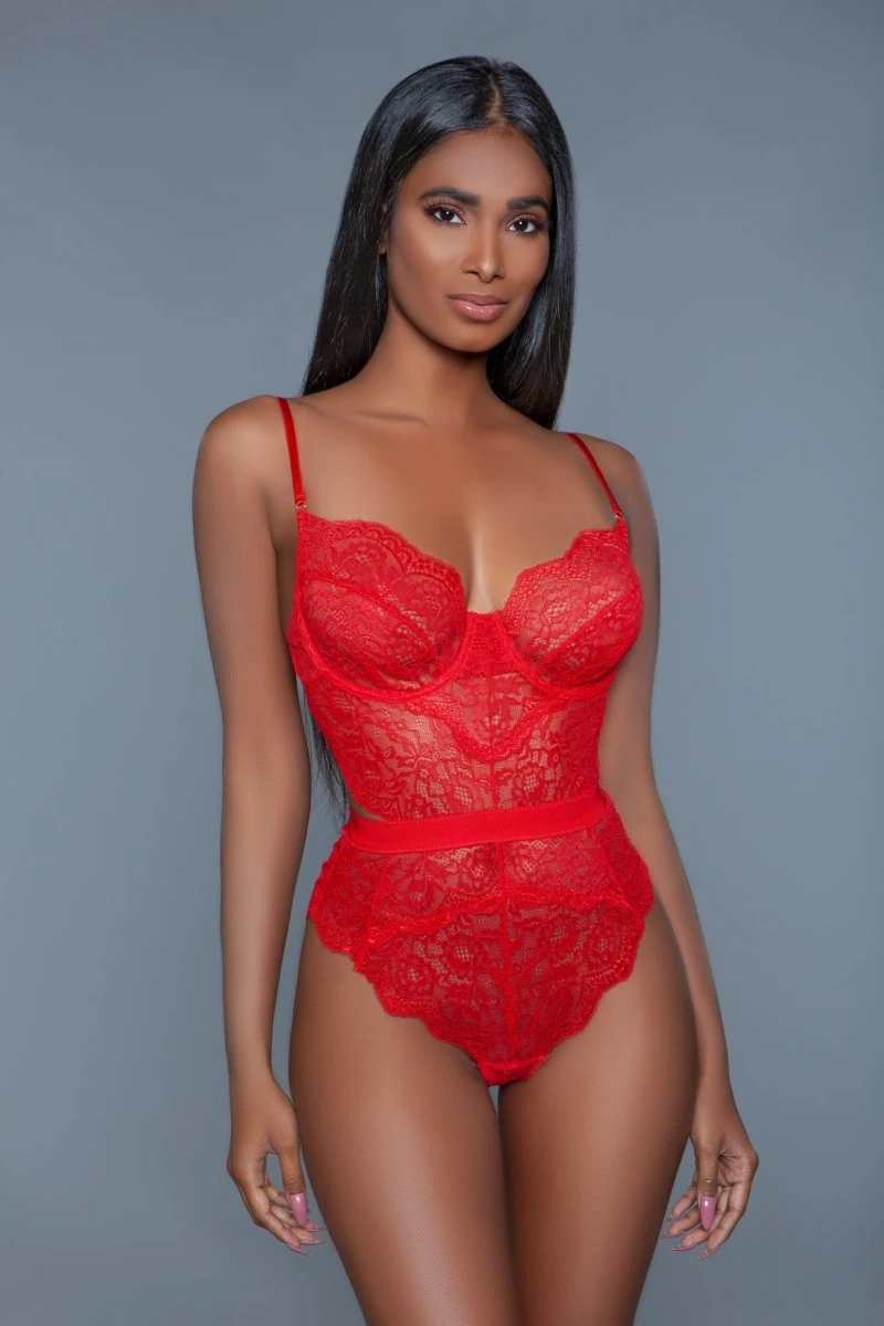 Be Wicked Bettany Red Bodysuit 3 Be Wicked Bettany Red Bodysuit