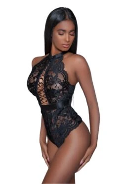 Be Wicked Margot Black Lace Bodysuit 7 Be Wicked Margot Black Lace Bodysuit -Be Wicked 2015 side web 411392