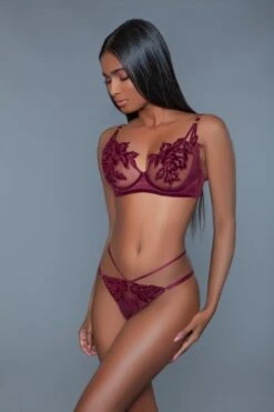 Be Wicked Evangeline Burgundy Lingerie Set 7 Be Wicked Evangeline Burgundy Lingerie Set -Be Wicked 2018 burgundy side web 623581