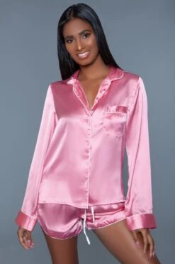 Be Wicked Pink Sadie Pajamas Set
