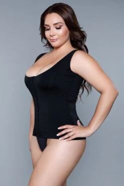 Be Wicked Miraculous Shapewear Top Black 11 Be Wicked Miraculous Shapewear Top Black -Be Wicked 2041 black plus side web 509374