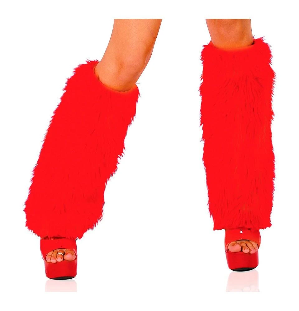 Faux Fur Leg Warmers 5 Faux Fur Leg Warmers - Image 3