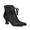 Lace Ankle Boot With Laces 2 Lace Ankle Boot With Laces -Be Wicked 253 ELIZABETH BLK