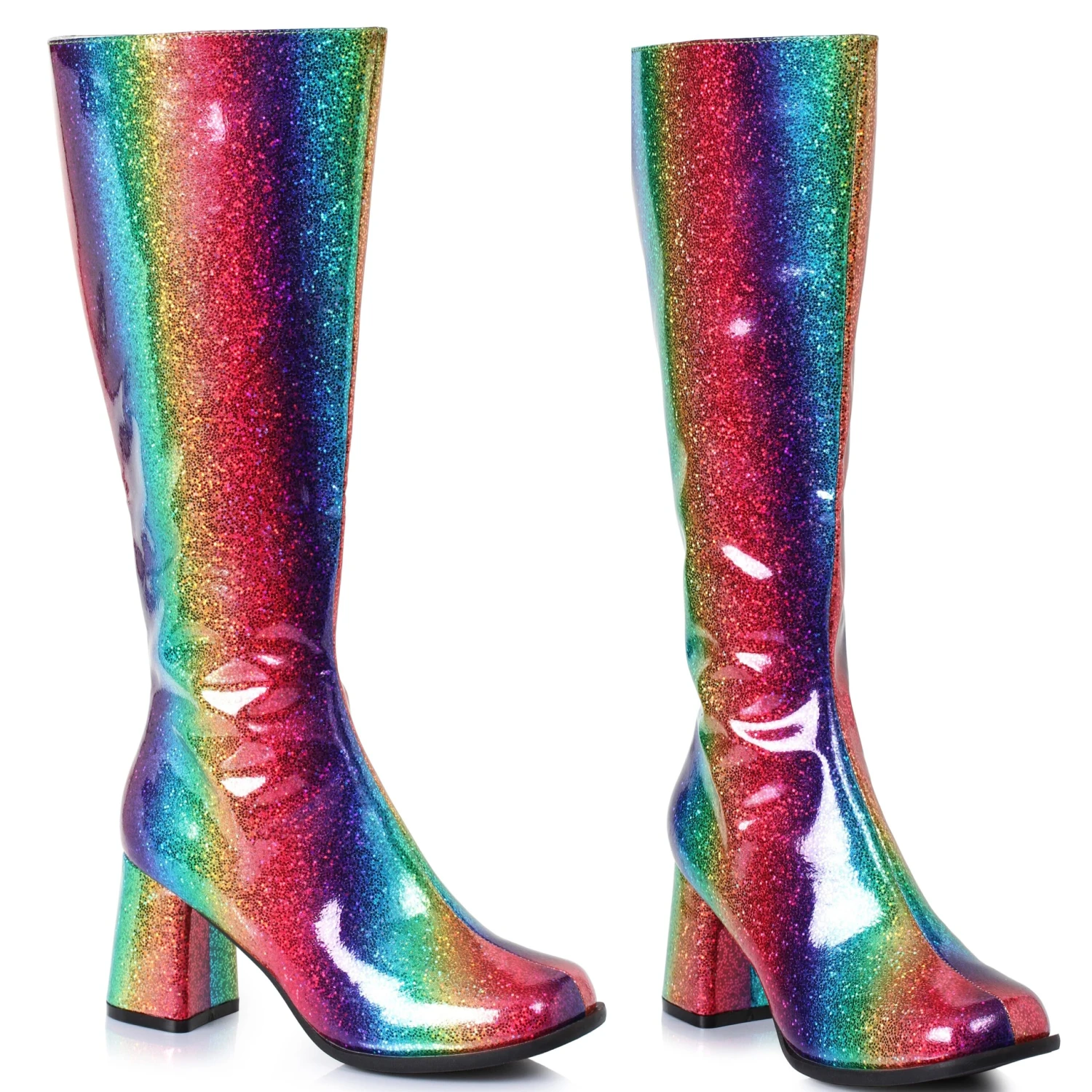 Knee High Rainbow Gogo Boots 3 Knee High Rainbow Gogo Boots