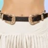 Adjustable Double Buckle Belt 2 Adjustable Double Buckle Belt -Be Wicked 3354