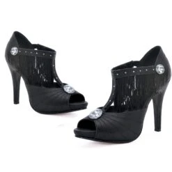 4" Heel Sandal With Fringe