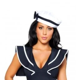 Sailor Hat With Blue Bow