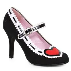 Queen Of Hearts Pump 6 Queen Of Hearts Pump -Be Wicked 406 ALISE BLK
