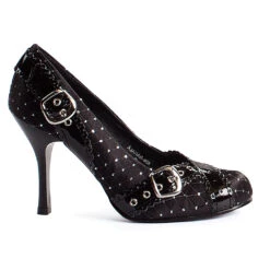 Polka Dots Buckled Pump