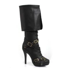 Knee High Women Pirate Boot 6 Knee High Women Pirate Boot -Be Wicked 414 KEIRA BLK