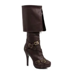 Knee High Women Pirate Boot 7 Knee High Women Pirate Boot -Be Wicked 414 KEIRA BRWN
