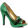 Green GlitterPeep-Toe Pump 2 Green GlitterPeep-Toe Pump -Be Wicked 414 PATTY GRNG