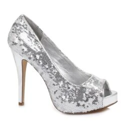 Open Toe Glitter Pump 13 Open Toe Glitter Pump -Be Wicked 415 FLAMINGO slv