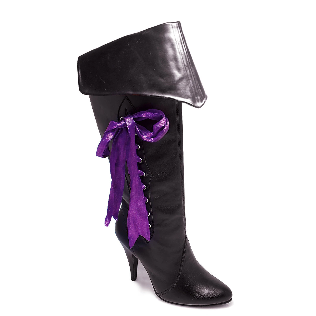 Knee High Pirate Boot With Ribbons 3 Knee High Pirate Boot With Ribbons