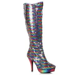 Mermaid Flip Sequins Boot -Be Wicked 421 GILLIAN M mult