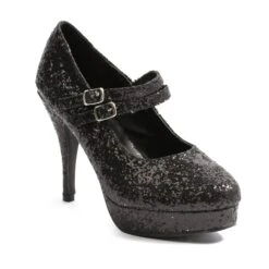 Double Strap Glitter Mary Jane