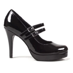 Double Strap Mary Jane -Be Wicked 421 Jane blk
