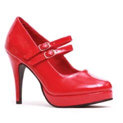 Double Strap Mary Jane -Be Wicked 421 Jane red