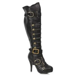 Knee High Bubled Boots -Be Wicked 421 RUMI blk