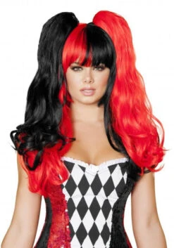 Black Red Wig