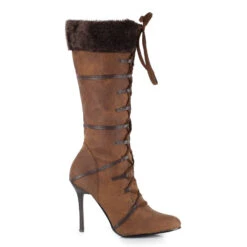 Knee High Boot With Fur